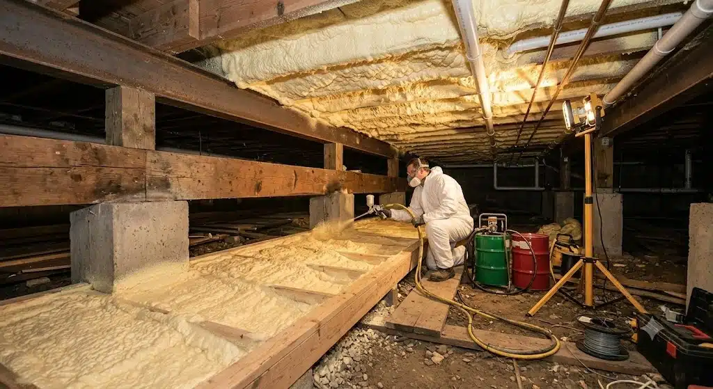 Spray Foam Underfloor Insulation: Is It Worth It?